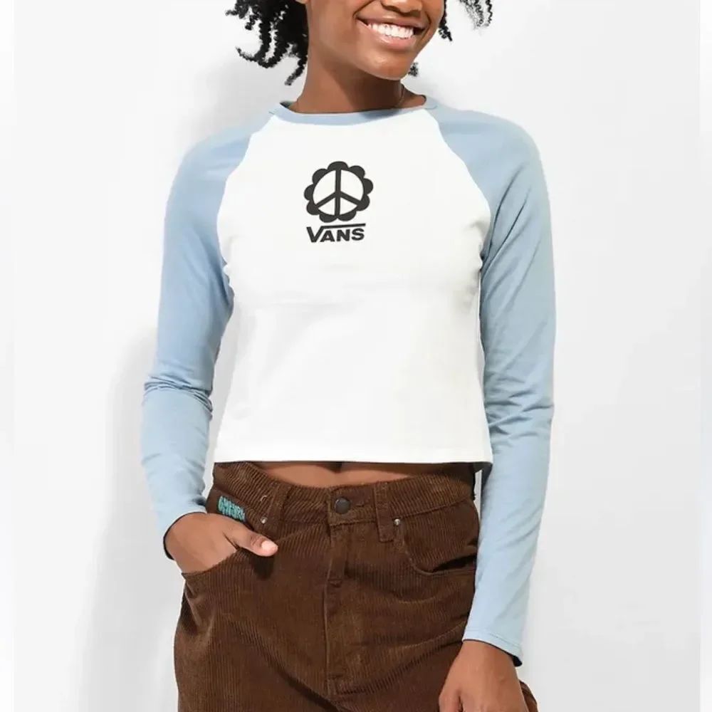 Vans We Grow Antique White Long Sleeve T-Shirt Women’s Small